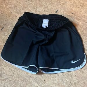 Black Nike dry fit soccer shorts
